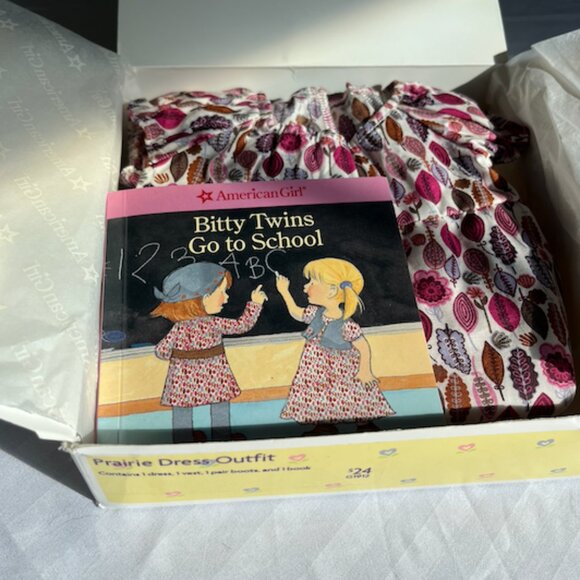 American Girl Bitty Baby Prairie Dress Outfit (retired 2012) - Picture 2 of 9